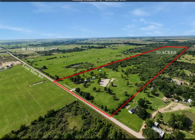 Property at 868 Lisa Mae Rd, Bellville, TX 77418, 1 bath