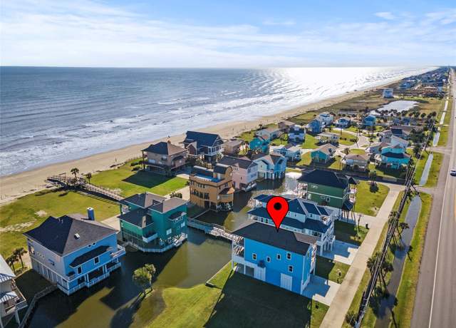 Property at 18 Blue Heron Dr, Jamaica Beach, TX 77554, 5 beds, 4.5 baths