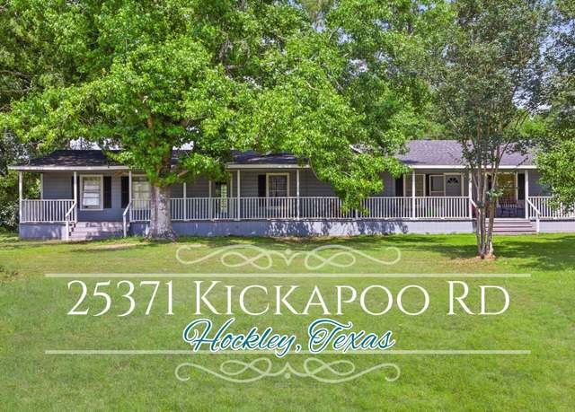 Property at 25371 Kickapoo Rd, Hockley, TX 77447, 3 beds, 3.5 baths
