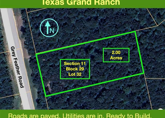 Property at 11-29-32 Grey Feather Rd, Huntsville, TX 77340