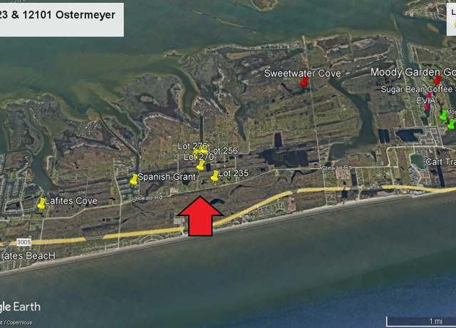 Property at 12023 Ostermeyer Rd, Galveston, TX 77554
