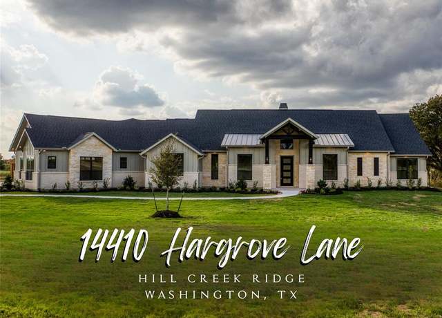 Property at 14410 Hargrove Ln, Washington, TX 77880, 4 beds, 3.5 baths