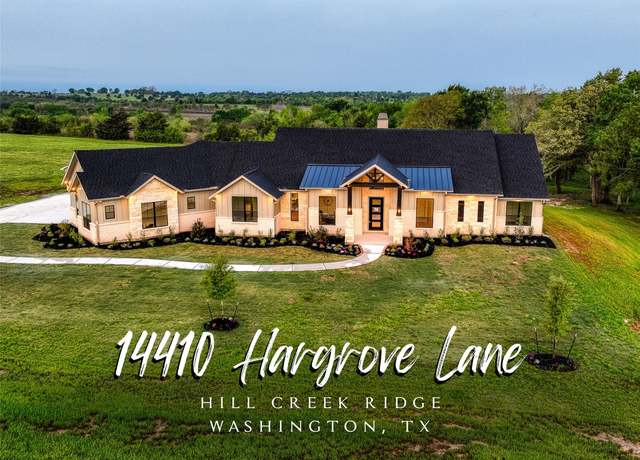 Property at 14410 Hargrove Ln, Washington, TX 77880, 4 beds, 3.5 baths