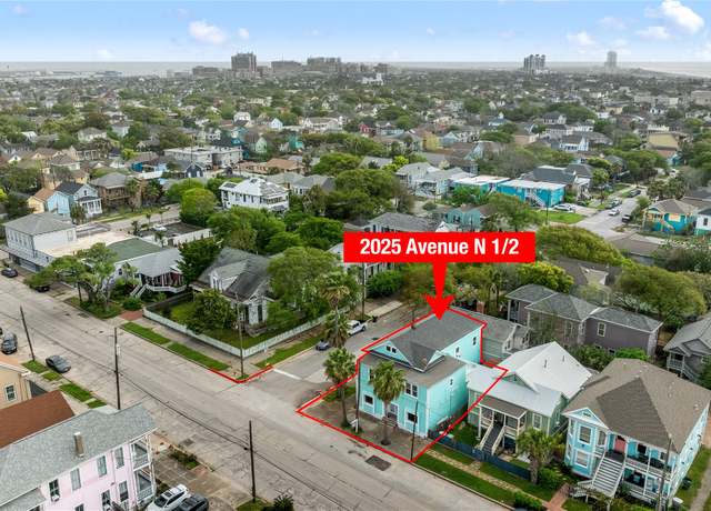 Property at 2025 Avenue N 1/2, Galveston, TX 77550, 3 beds