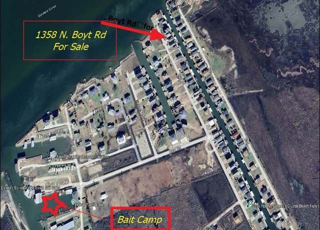 Property at 1358 Boyt Rd N, Crystal Beach, TX 77650, 3 beds, 3 baths
