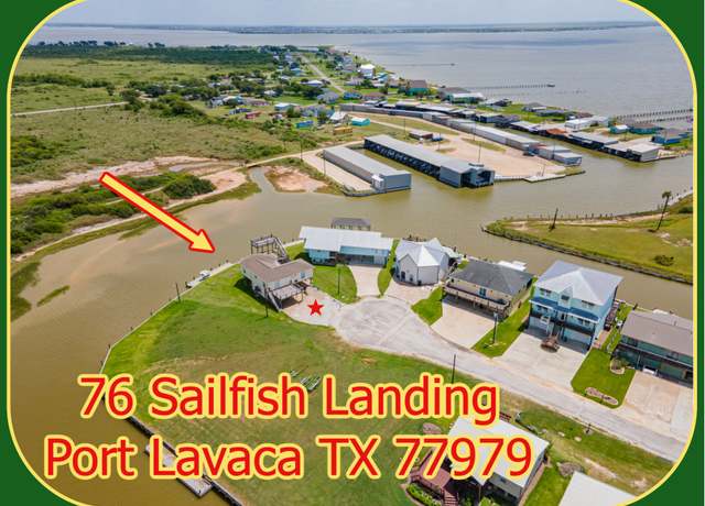Property at 76 Sailfish Lndg, Port Lavaca, TX 77979, 2 beds, 2 baths