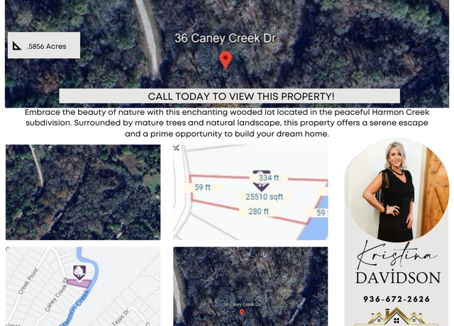 Property at 36 Caney Creek Dr, Huntsville, TX 77320