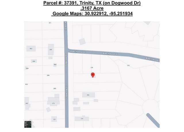 Property at n/a Dogwood Dr, Trinity, TX 75862