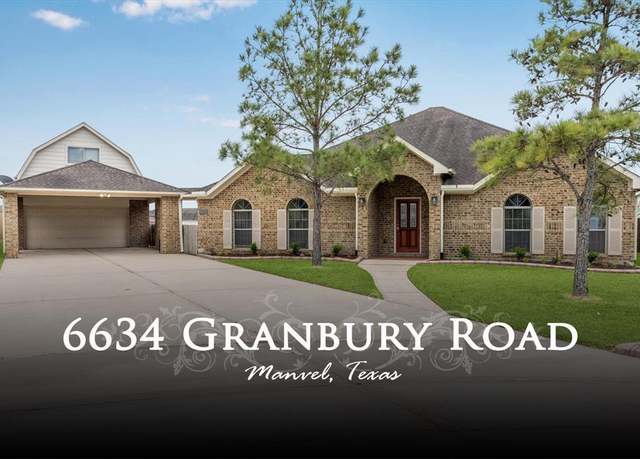 Property at 6634 Granbury Rd, Manvel, TX 77578, 4 beds, 3 baths