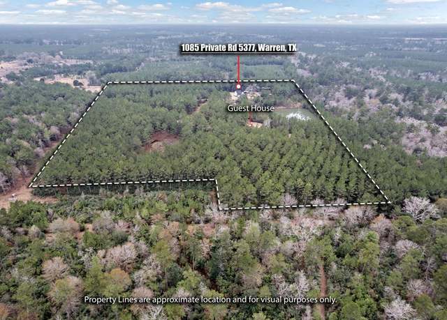 Property at 1085 Private Rd 5377, Warren, TX 77664, 3 beds, 2 baths