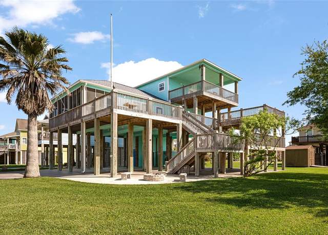 Property at 868 Surfview, Crystal Beach, TX 77650, 4 beds, 3 baths