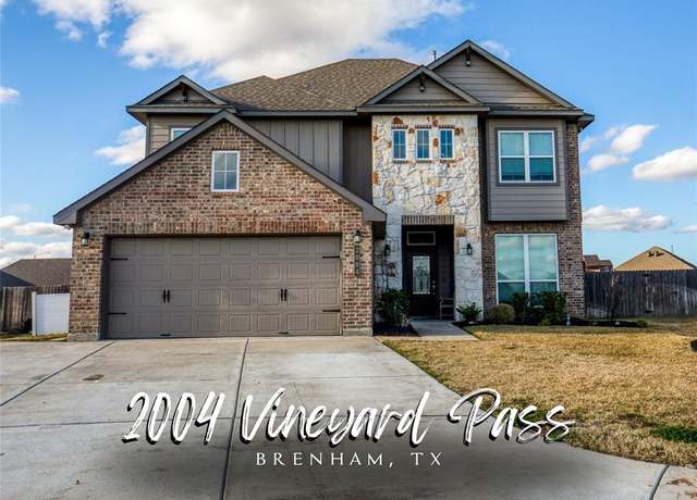Property at 2004 Vineyard Pass, Brenham, TX 77833, 6 beds, 4.5 baths