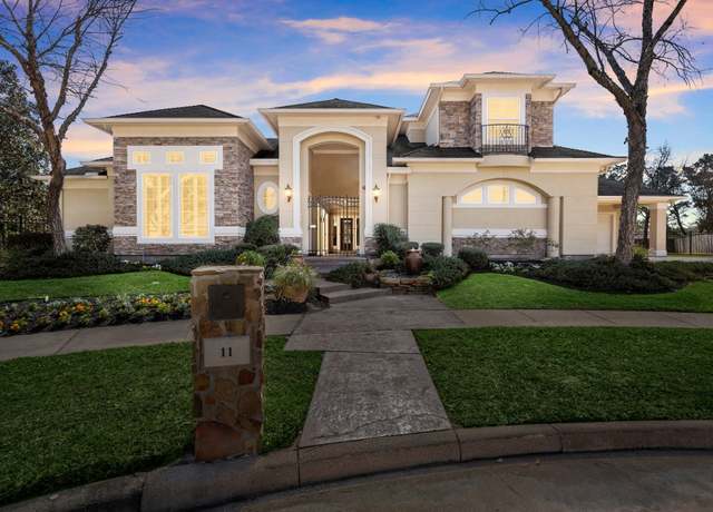Property at 11 Lochbury Dr, Spring, TX 77379, 5 beds, 5 baths