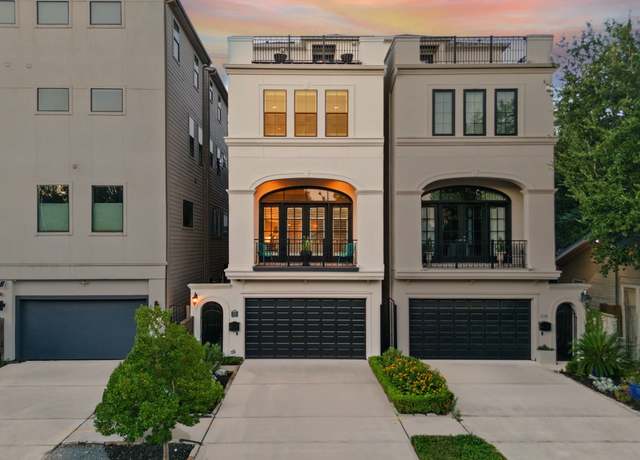 Property at 803 Bomar St Unit A, Houston, TX 77006, 3 beds, 3.5 baths