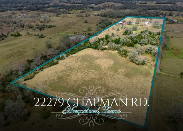 Property at 22279 Chapman Rd, Hempstead, TX 77445, 5 beds, 3.5 baths