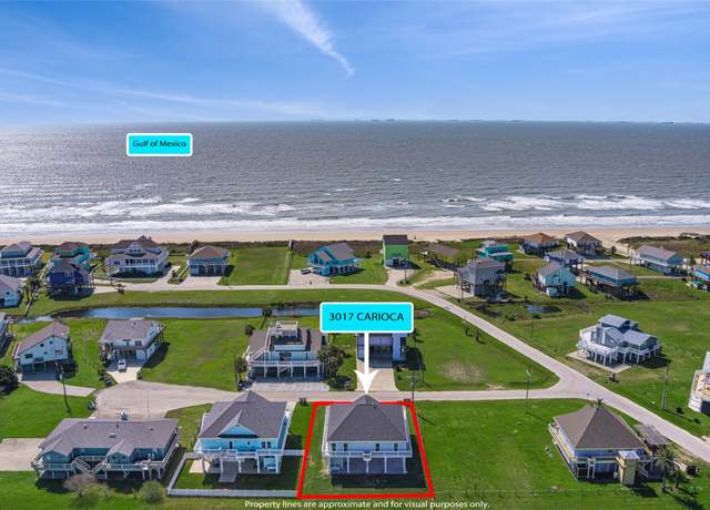 Property at 3017 Carioca Ct, Crystal Beach, TX 77650, 4 beds, 3 baths