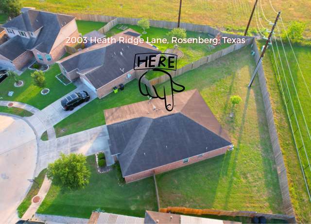 Property at 2003 Heath Ridge Ln, Rosenberg, TX 77469, 3 beds, 2 baths