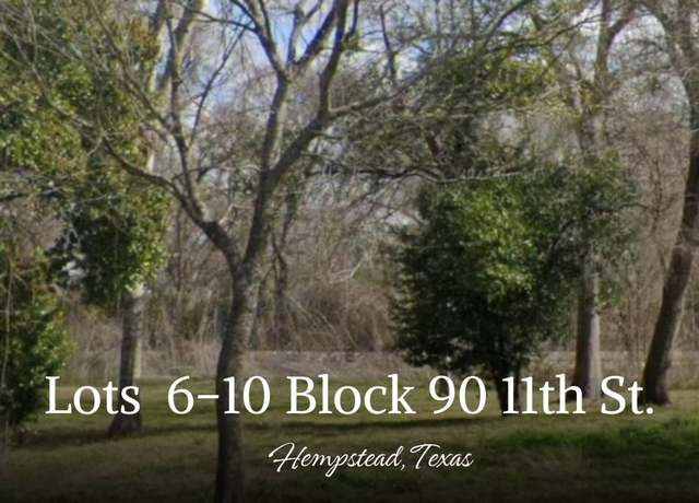 Property at Lots 6,7,8,9,10 Block 90 Located On 11th St, Hempstead, TX 77445