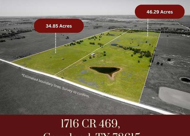 Property at 1716 B County Road 469, Coupland, TX 78615