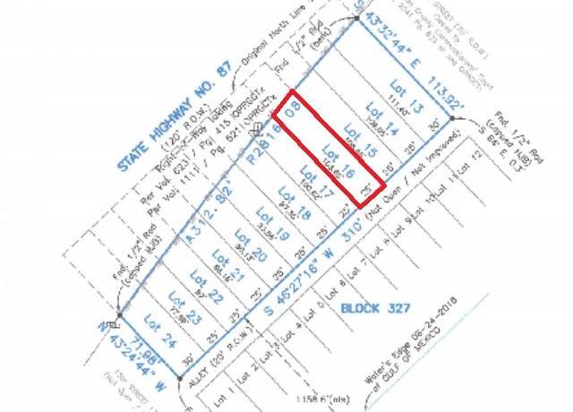 Property at Lot 16 Hwy 87, Port Bolivar, TX 77650
