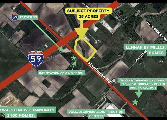 Property at 00 Hartledge Rd, Rosenberg, TX 77471