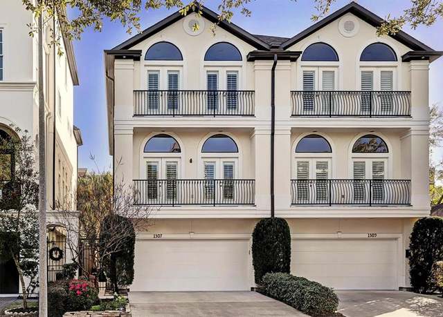 Property at 1307 W Bell St, Houston, TX 77019, 3 beds, 3.5 baths