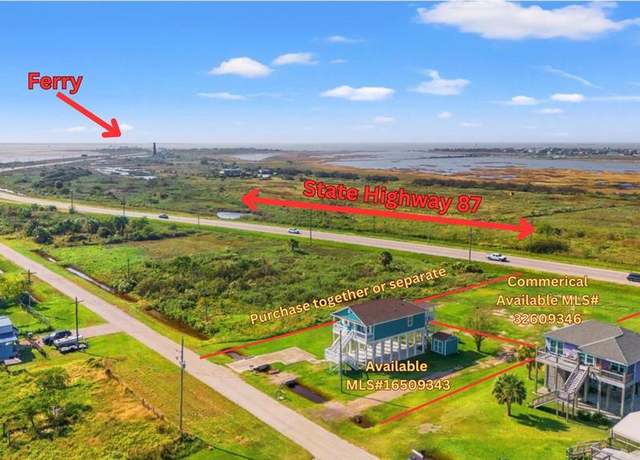 Property at 0 Highway 87 Hwy, Port Bolivar, TX 77650