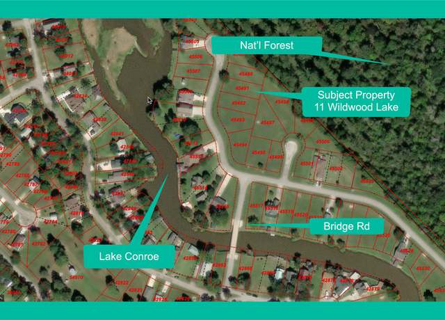 Property at 11 Wildwood Lake Dr, Huntsville, TX 77340