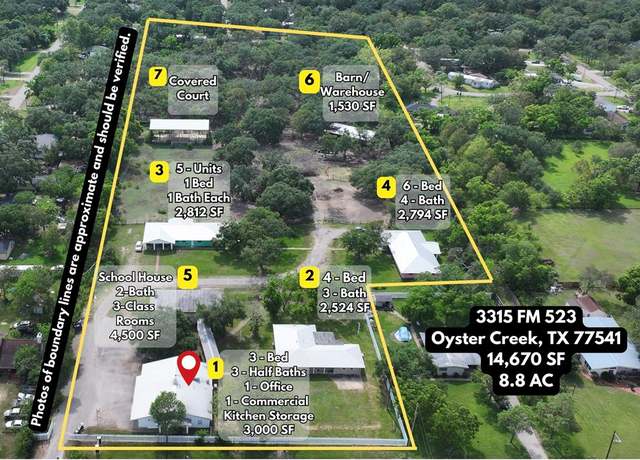 Property at 3315 Fm 523 Rd, Oyster Creek, TX 77541, 4 baths