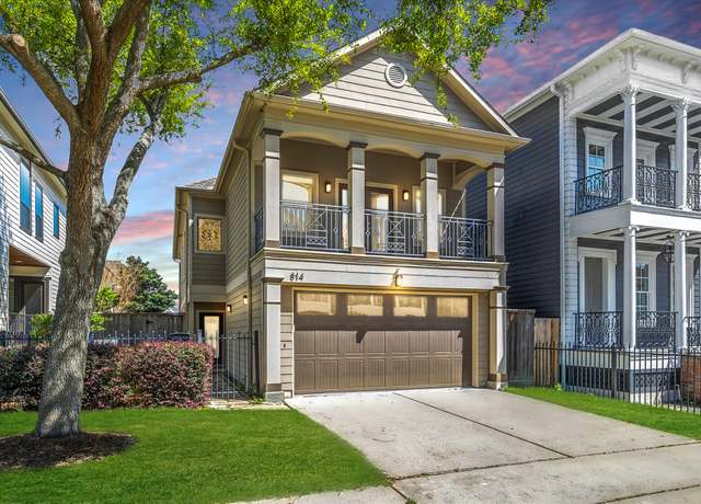 Property at 814 Nicholson St, Houston, TX 77007, 3 beds, 2.5 baths
