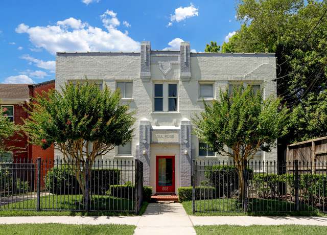 Property at 808 Sul Ross St, Houston, TX 77006, 1 bed, 1 bath