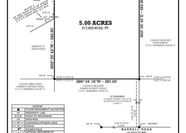 Property at 875 Barrell Rd, Alvin, TX 77511