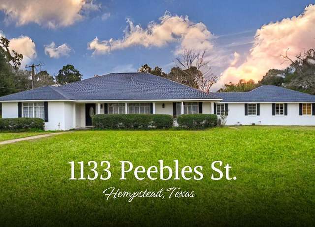 Property at 1133 Peebles St, Hempstead, TX 77445, 3 beds, 2.5 baths