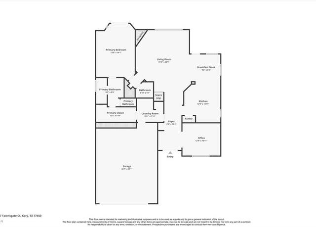 Property at 20807 Townsgate Ct, Katy, TX 77450, 4 beds, 2.5 baths
