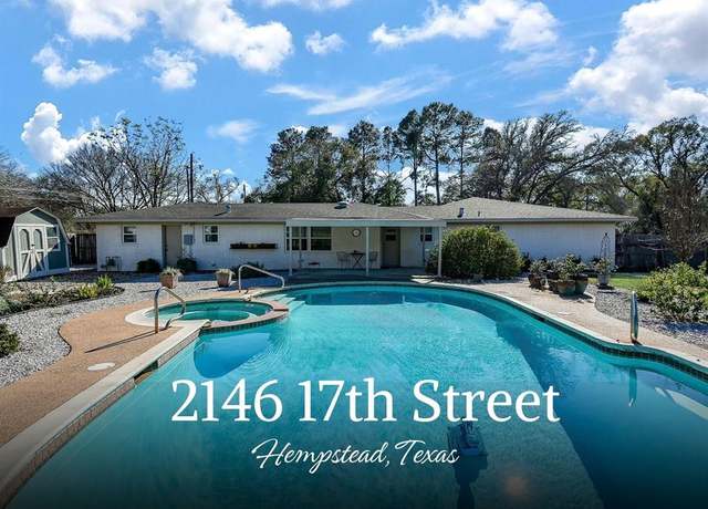 Property at 2146 17th St, Hempstead, TX 77445, 2 beds, 2 baths