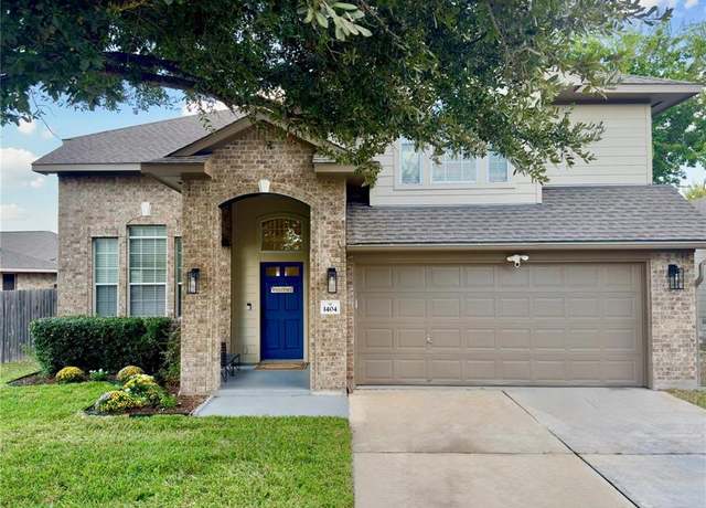 Property at 1404 Laguna Cv, Hutto, TX 78634, 3 beds, 2.5 baths