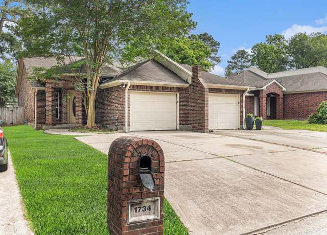 Property at 1734 Hazelwood St, Conroe, TX 77301, 4 beds, 2 baths