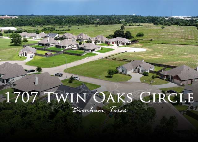 Property at 1707 Twin Oaks Cir, Brenham, TX 77833