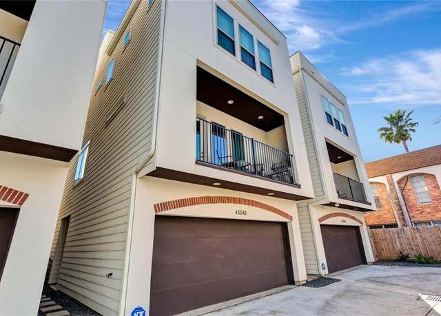 Property at 4504 Mount Vernon St Unit A, Houston, TX 77006, 3 beds, 3.5 baths