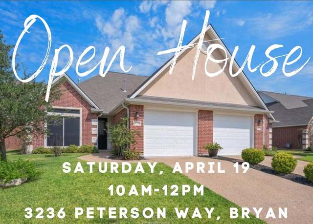 Property at 3236 Peterson Way, Bryan, TX 77802, 2 beds, 2 baths