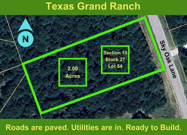 Property at 10-27-54 Sky Oak Ln, Huntsville, TX 77340