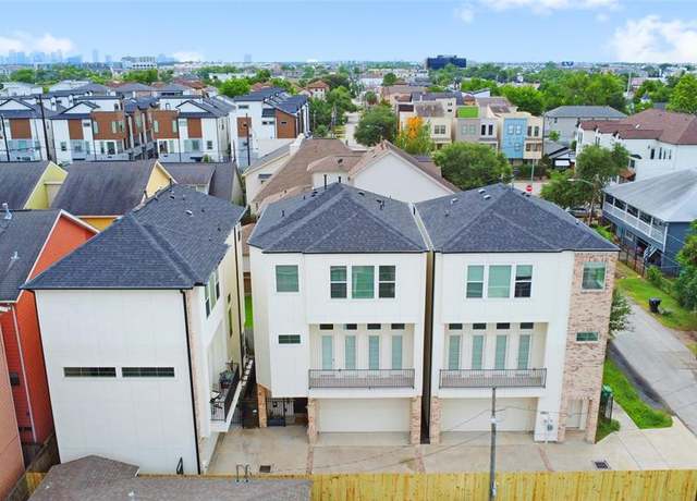 Property at 4407 Marina St Unit B, Houston, TX 77007, 3 beds, 3.5 baths