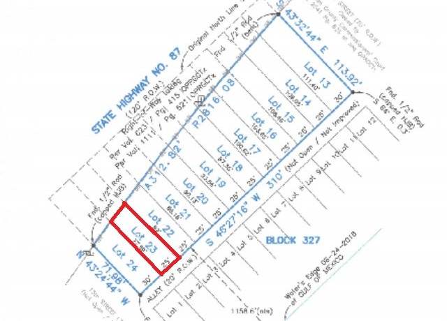 Property at Lot 23 Hwy 87, Port Bolivar, TX 77650