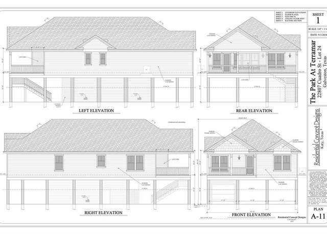 Property at 22807 Cuadro St, Galveston, TX 77554, 4 beds, 3 baths