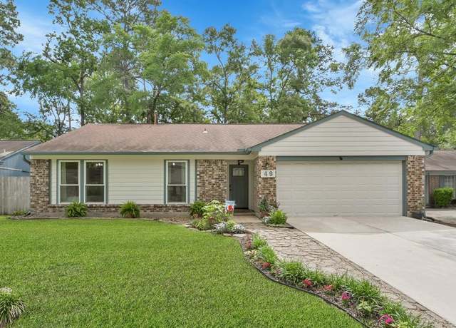 Property at 49 Rockfern Ct, The Woodlands, TX 77380, 3 beds, 2 baths
