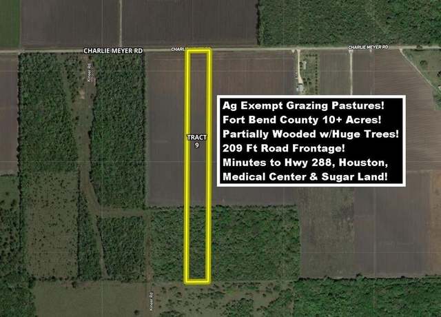 Property at 0 Tract 9 Charlie Meyer Rd, Damon, TX 77430