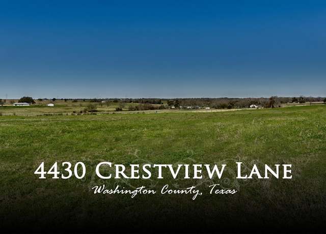Property at 4430 Crestview Ln, Brenham, TX 77833
