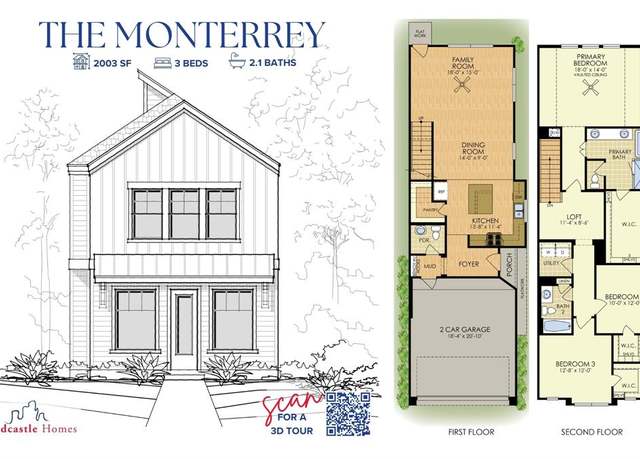 Property at 916 W 24th St, Houston, TX 77008, 3 beds, 2.5 baths