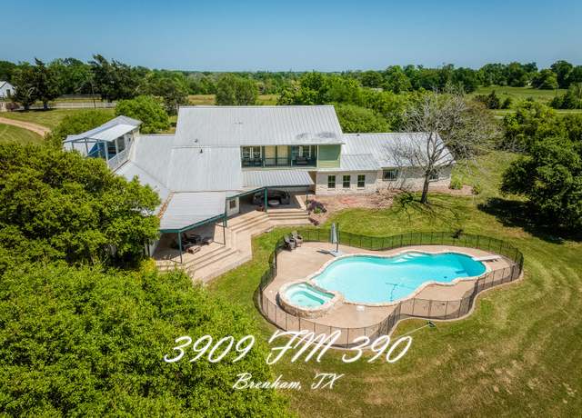 Property at 3909 Fm 390 N, Brenham, TX 77833, 9 beds, 6.5 baths
