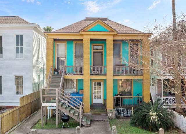 Property at 1707 Market St Unit 1-4, Galveston, TX 77550, 6 beds